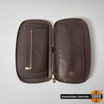 Louis Vuitton Zippy Wallet Taiga Leather XL, Zo goed als nieuw