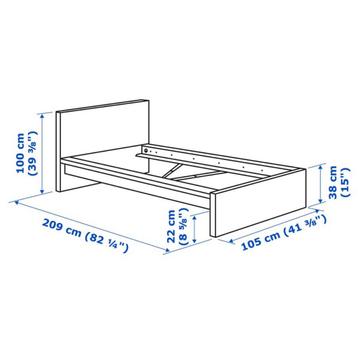 Single bed ikea luroy - afbeelding 4