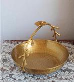 Decoratieve opberglade van volledig koper, Huis en Inrichting, Woonaccessoires | Schalen en Manden, Overige materialen, Mand, Rond