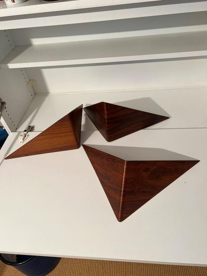 3x Poul Cadovius Butterfly Wandplanken, Huis en Inrichting, Woonaccessoires | Wandplanken en Boekenplanken, Gebruikt, Ophalen