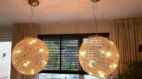 Hanglampen 15 ingeweven leds, Huis en Inrichting, Lampen | Hanglampen, Zo goed als nieuw, Minder dan 50 cm, Metaal, Ophalen of Verzenden
