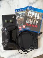Playstation 4 500GB Zwart + Sony Controller en games, Spelcomputers en Games, Ophalen, Met 1 controller, Original, 500 GB
