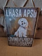 Lhasa Apso wandbord, Huis en Inrichting, Ophalen of Verzenden, Nieuw