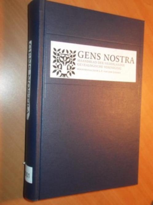 Gens nostra 2001 nederlandse genealogische vereniging 2001,, Boeken, Geschiedenis | Vaderland, Zo goed als nieuw, 20e eeuw of later