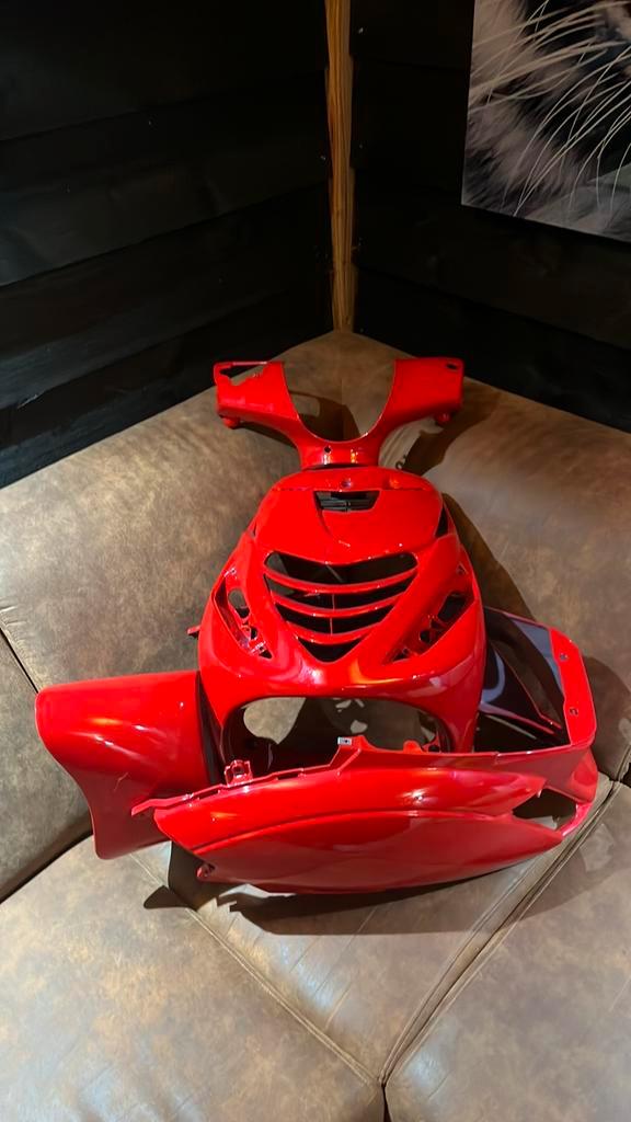 Zip kappenset rood, Fietsen en Brommers, Brommeronderdelen | Scooters, Nieuw, Ophalen of Verzenden