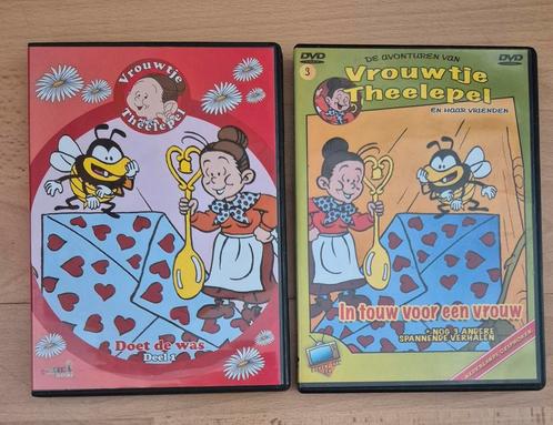 2 Vrouwtje Theelepel Dvd's, Cd's en Dvd's, Dvd's | Tekenfilms en Animatie, Zo goed als nieuw, Alle leeftijden, Ophalen of Verzenden