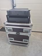 100 volt  systeem 6 hoorns en 2 versterkers, -, -, Zo goed als nieuw, Monacor