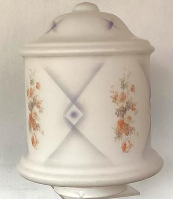 Antieke glazen Kap, Lamp opaal glas,1930-1940’s ,25 cm hoog beschikbaar voor biedingen