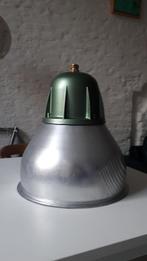 Industriële lamp uit Maastrichtse loods, Huis en Inrichting, Lampen | Hanglampen, Minder dan 50 cm, Metaal, Zo goed als nieuw