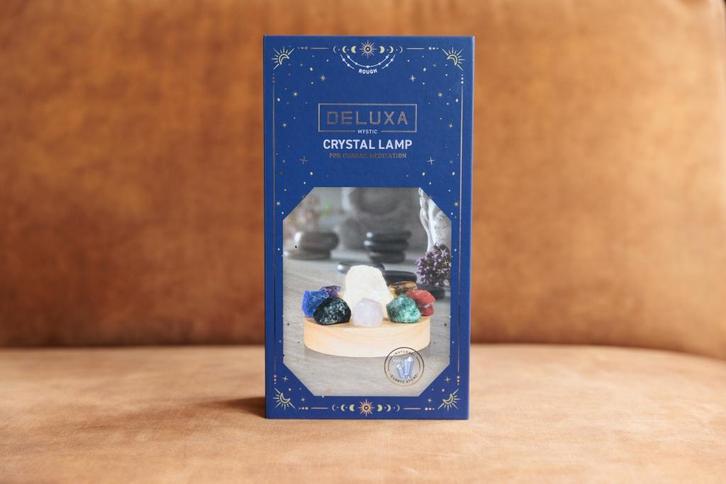 Deluxa Mystic Crystal Lamp, Huis en Inrichting, Lampen | Tafellampen, Nieuw, Minder dan 50 cm, Kunststof, Stof, Overige materialen
