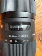 Sigma 18-35mm F1.8 DC Lens Sony A-mount, Audio, Tv en Foto, Fotografie | Lenzen en Objectieven, Ophalen of Verzenden, Zo goed als nieuw