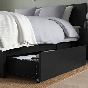 Ikea Malm bed met lades en lattenbodem - afbeelding 2