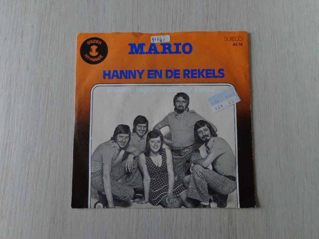 Hanny En De Rekels – Mario, Cd's en Dvd's, 7 inch, Single, Ophalen of Verzenden, Zo goed als nieuw