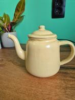 Pastel geel emaille theepot., Ophalen of Verzenden
