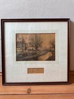 Litho Oorsprongpark Utrecht - Kunsthandel Schoonheim, Antiek en Kunst, Ophalen of Verzenden