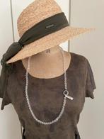 Siebel Ketting met groot zilveren slot  ***NIEUW***, Sieraden, Tassen en Uiterlijk, Kettingen, Ophalen of Verzenden, Nieuw, Overige kleuren