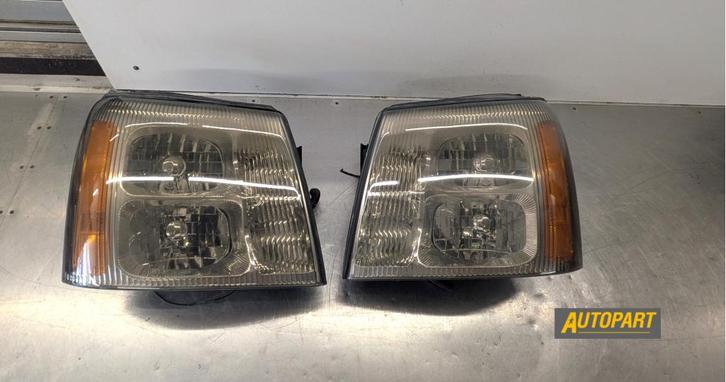 Cadillac Escalade set  smoke koplampen 2003-2006, Auto-onderdelen, Verlichting, Amerikaanse onderdelen, Cadillac, Gebruikt, Ophalen of Verzenden