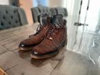Zandbergen boots mt 43 -  slangenleer - 1 keer gedragen, Kleding | Heren, Schoenen, Ophalen of Verzenden, Zo goed als nieuw, Bruin
