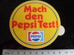 sticker Mach den Pepsi Test! logo, Verzenden, Zo goed als nieuw, Merk