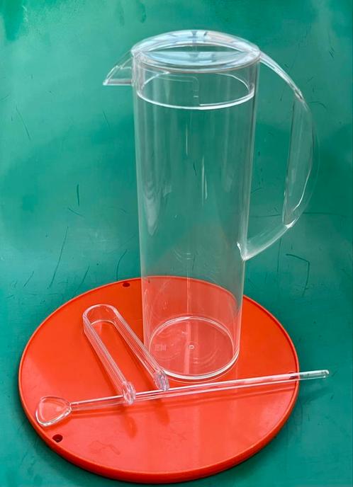Vintage limonadekan karaf kunststof Mepal Rosti, Huis en Inrichting, Keuken | Tupperware, Zo goed als nieuw, Beker of Kan, Ophalen of Verzenden