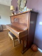 Piano akoestisch, Muziek en Instrumenten, Piano's, Ophalen, Gebruikt, Bruin, Piano