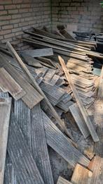 60 m² hardhouten vlonderplanken + RVS schroeven, Ophalen of Verzenden, Gebruikt, Hout