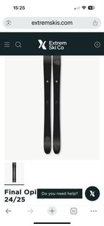 Freeride ski Extreme Final Opinion 118 187cm + Salomon Shift, Overige merken, 180 cm of meer, Ophalen of Verzenden, Zo goed als nieuw