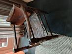 Vintage safari stoel jaren 70 fauteuil leren stoel, Ophalen