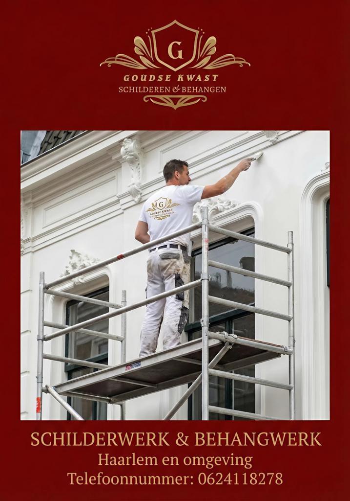 Professionele Schilder & Behang Specialist - Haarlem, Huis en Inrichting, Stoffering | Behang, minder dan 10 m², Ophalen of Verzenden