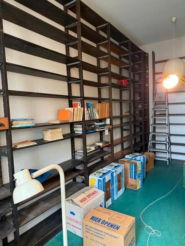 Bruynzeel stelling en planken zie omschrijving, Huis en Inrichting, Kasten | Boekenkasten, Gebruikt, 100 tot 150 cm, 200 cm of meer