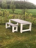 Tuinset steigerhout Nieuw opmaat gemaakt ., Tuin en Terras, Ophalen of Verzenden, Nieuw, Rechthoekig, Hout