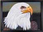 Arend op Canvas Board - Ingelijst, Antiek en Kunst, Kunst | Schilderijen | Klassiek, Ophalen of Verzenden