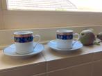 2 kop en schotels - made in China, Ophalen of Verzenden, Porselein, Overige stijlen, Kop(pen) en/of Schotel(s)