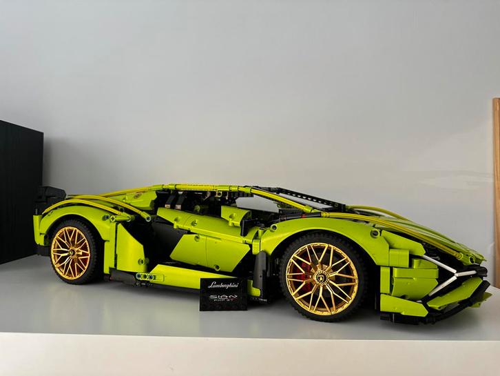 LEPIN TECHNIC 42115 Lamborghini Sián FKP 37, Kinderen en Baby's, Speelgoed | Bouwstenen, Zo goed als nieuw, Overige merken, Ophalen of Verzenden