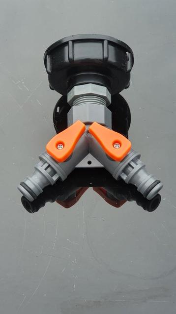 IBC tank splitter 2-weg aansluiting beschikbaar voor biedingen