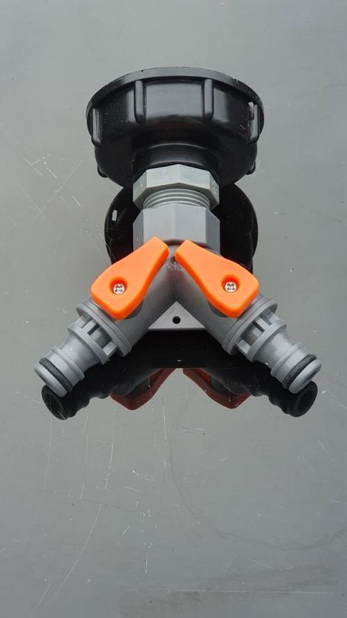 IBC tank splitter 2-weg aansluiting, Tuin en Terras, Regentonnen, Nieuw, Kunststof, 150 liter of meer, Ophalen of Verzenden
