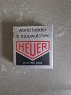 Vintage Heuer Stopwatch, Sieraden, Tassen en Uiterlijk, Horloges | Antiek, Overige merken, Zakhorloge, Staal, Met ketting