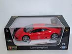 Lamborghini Huracan LP610-4 Rood/Oranje Bburago 1/18, Hobby en Vrije tijd, Modelauto's | 1:18, Ophalen of Verzenden, Zo goed als nieuw