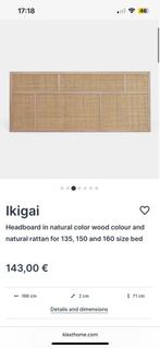 Hoofdbord bed Rotan, Huis en Inrichting, Ophalen, 90 cm, Eenpersoons, Zo goed als nieuw