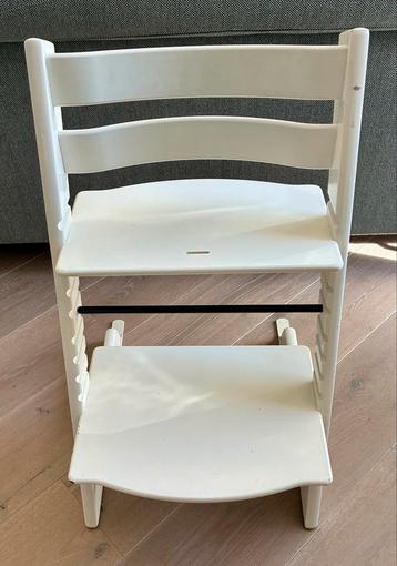Witte Stokke Tripp Trapp meegroeistoel beschikbaar voor biedingen
