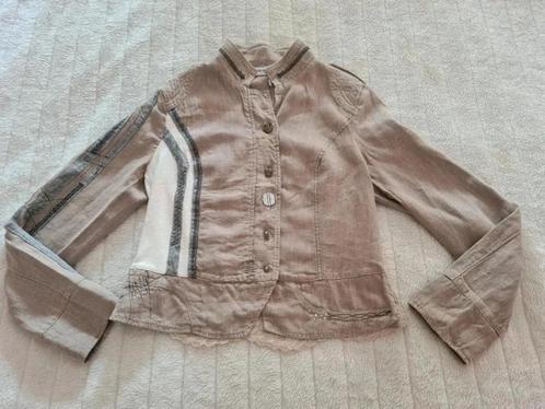 Prachtige linnen jasje Elisa Cavaletti.Maat 36., Kleding | Dames, Jasjes, Kostuums en Pakken, Zo goed als nieuw, Jasje, Maat 36 (S)