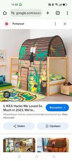 Tent en knuffels voor jungle kamer, Kinderen en Baby's, Kinderkamer | Stapelbedden en Hoogslapers, Ophalen, Zo goed als nieuw