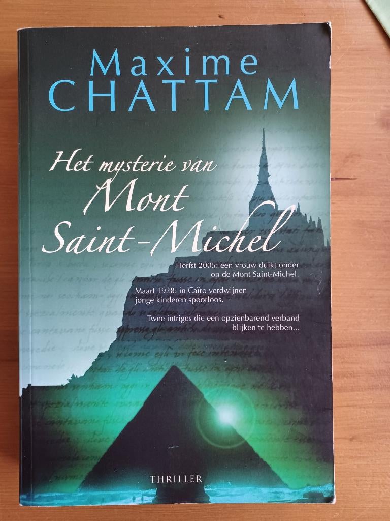 Het mysterie van Mont Saint-Michel, Gelezen, Europa overig, Maxime Chattam, Ophalen of Verzenden