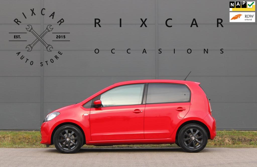 Skoda Citigo 1.0 Greentech Fresh Airco CruiseControl AllSeas, Voorwielaandrijving, Stof, Gebruikt, Start-stop-systeem