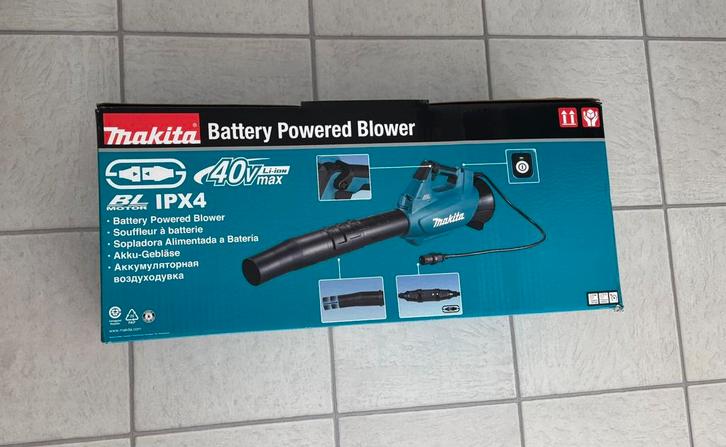 Makita bladblazer en accupack, Tuin en Terras, Bladblazers, Nieuw, Ruggedragen, Accu, Ophalen of Verzenden