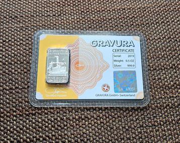 XntriQ-Coins - Gravura zilveren 0,5 oz /ounce baartje sealed beschikbaar voor biedingen