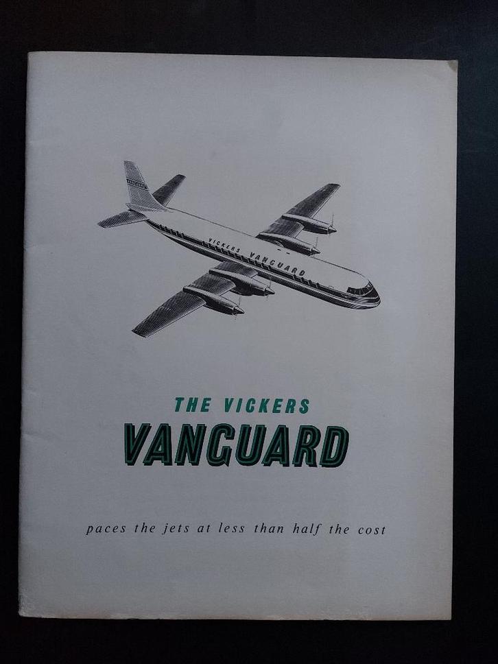 Boek van de Vickers Vanguard uit 1960 (N172), Verzamelen, Luchtvaart en Vliegtuigspotten, Gebruikt, Boek of Tijdschrift, Ophalen of Verzenden