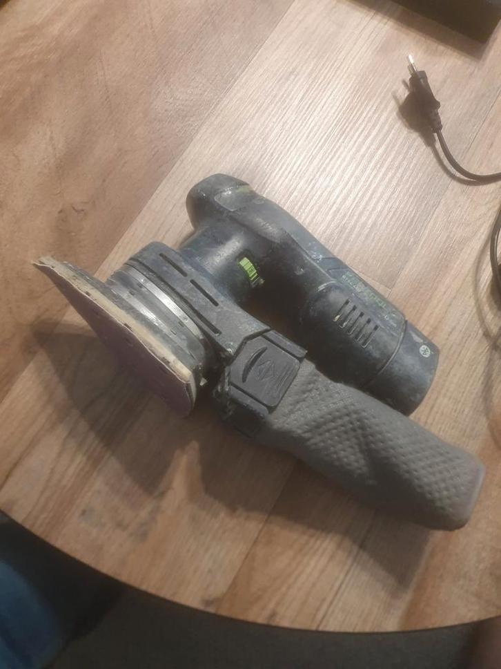 Festool Accuschuurmachine - Excentrisch, Doe-het-zelf en Verbouw, Gereedschap | Schuurmachines, Gebruikt, Excentrische schuurmachine