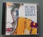 CD Riccardo Cocciante, Eventi E Mutamenti, Ophalen of Verzenden, 1980 tot 2000, Zo goed als nieuw
