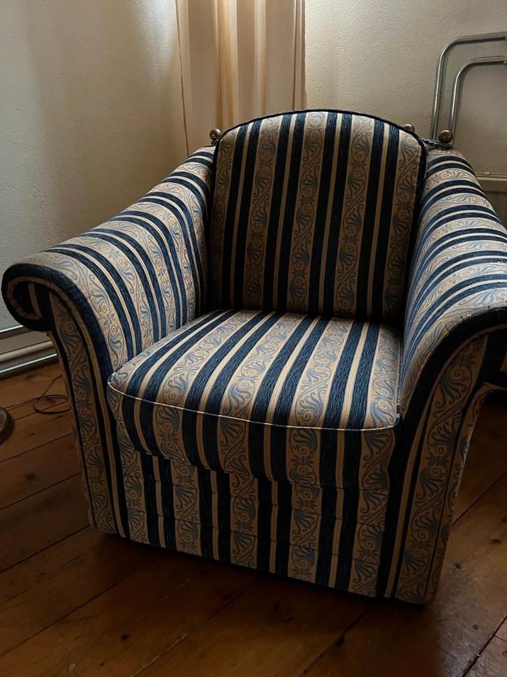 Fauteuils, Huis en Inrichting, Fauteuils, Zo goed als nieuw, Stof, 50 tot 75 cm, 75 tot 100 cm, Ophalen